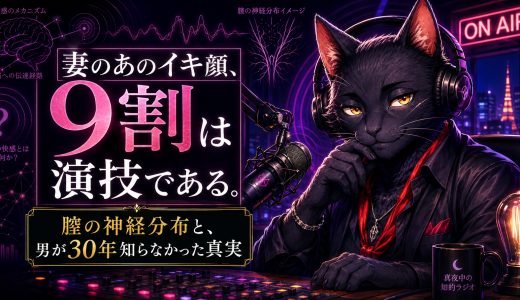 妻のあのイキ顔、9割は演技である。膣の神経分布と、男が30年知らなかった真実